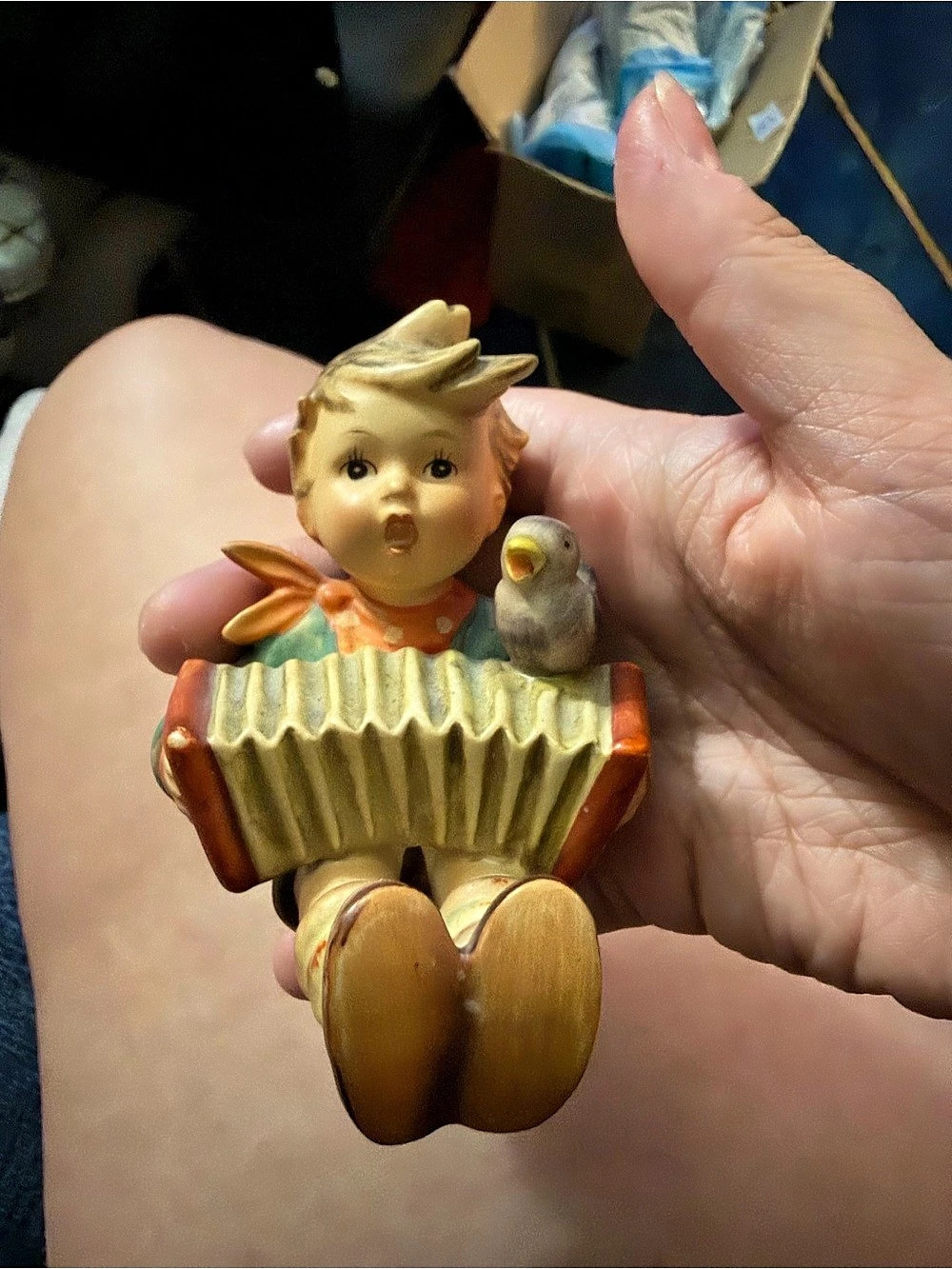 Goebel Vintage Accordion Figurine
